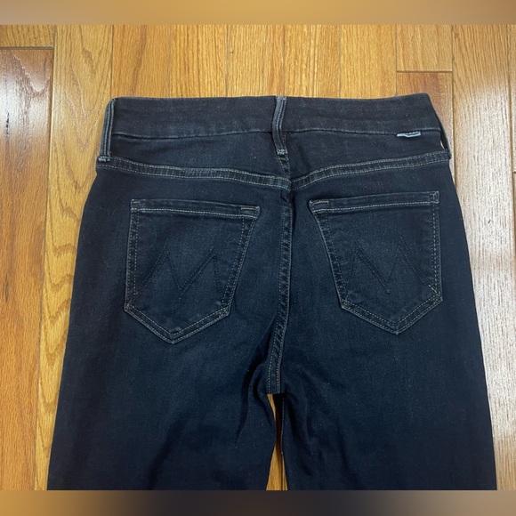 Mother The Looker Ankle Fray in Coffee, Tea, or Me? 25 - Picture 4 of 7